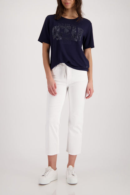 MONARI T-Shirt, marine