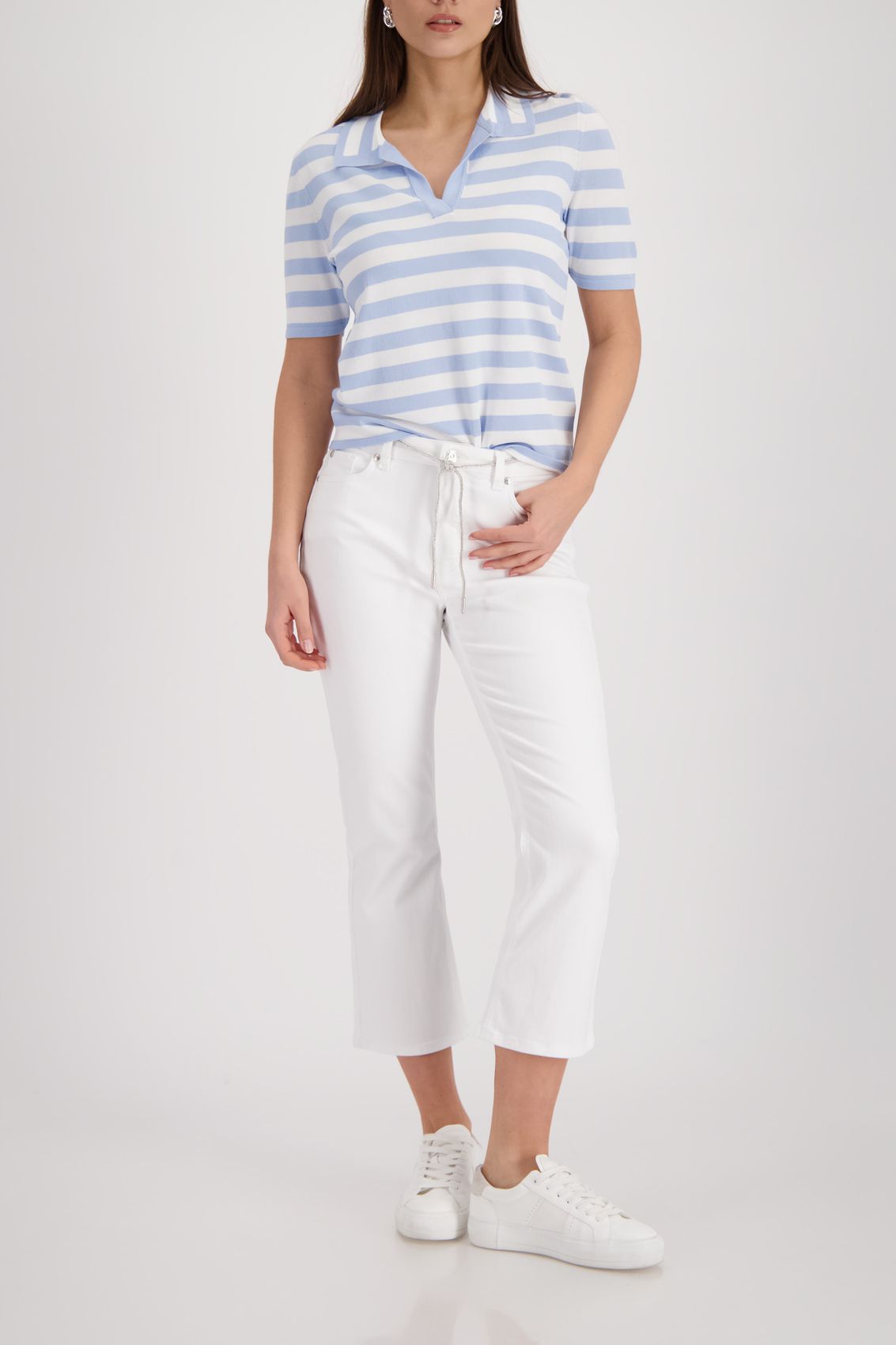 MONARI Pullover, sea side ringel