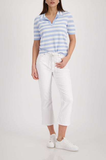 MONARI Pullover, sea side ringel