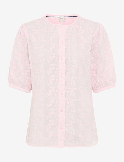 BRAX Bluse mit Blütenstickerei "Style Vea"