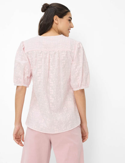 BRAX Bluse mit Blütenstickerei "Style Vea"
