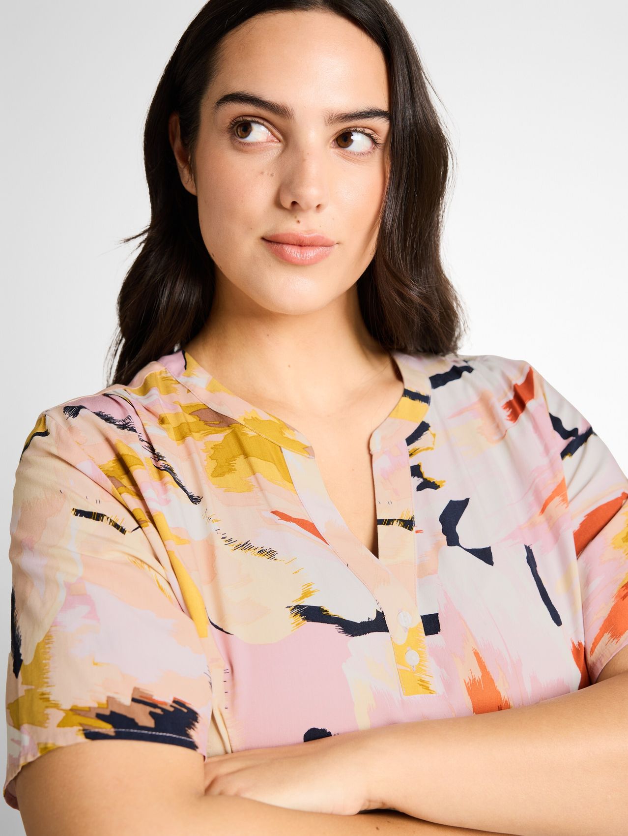 TOM TAILOR Plus Size - Bluse mit Muster
