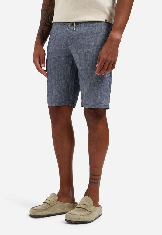 NO EXCESS Short Chino With Linen
