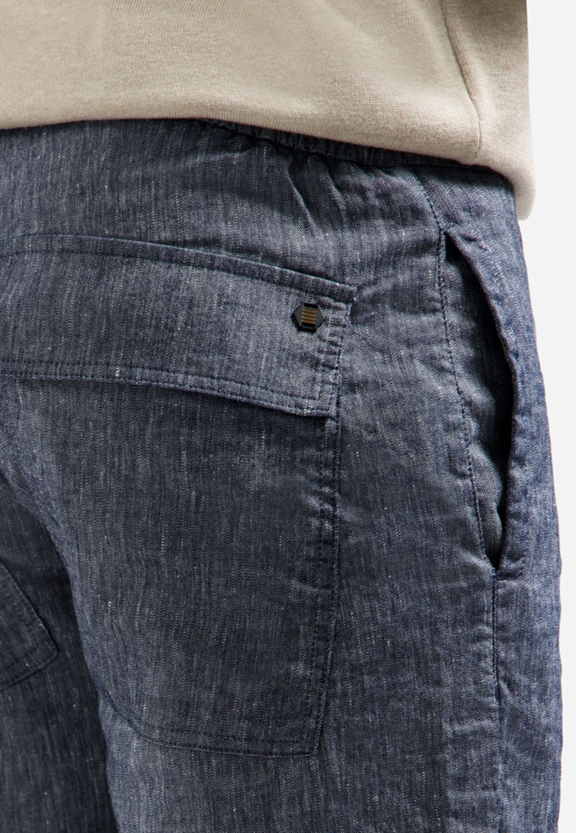 NO EXCESS Short Chino With Linen