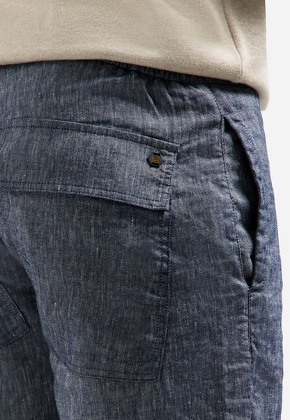 NO EXCESS Short Chino With Linen