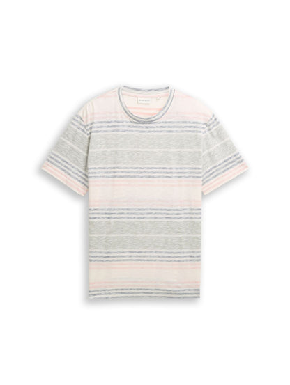TOM TAILOR T-Shirt mit Inside-Out Streifenmuster XXL