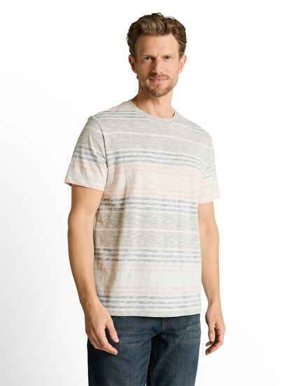 TOM TAILOR T-Shirt mit Inside-Out Streifenmuster