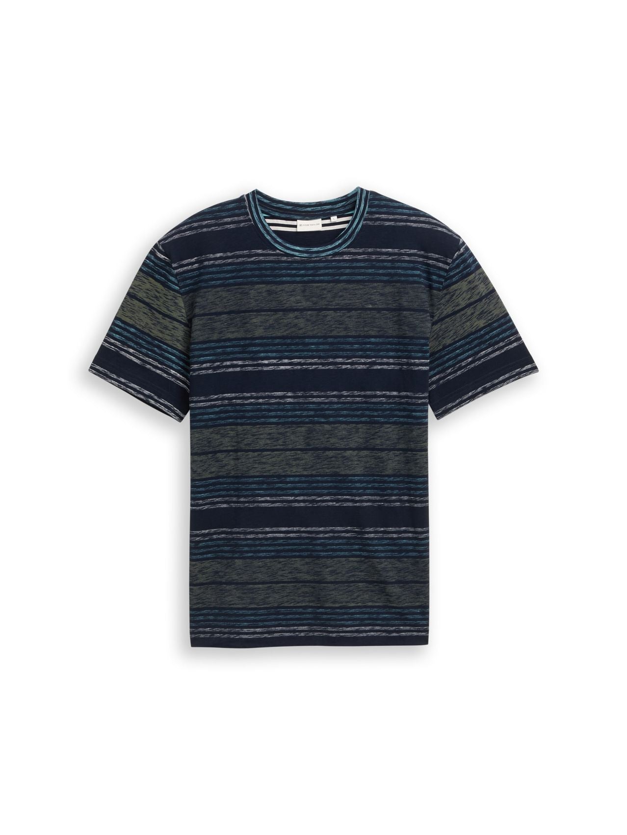 TOM TAILOR T-Shirt mit Inside-Out Streifenmuster XL