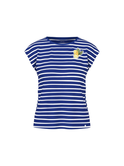 MARC CAIN Ringelshirt mit Zitronen-Applikation 36