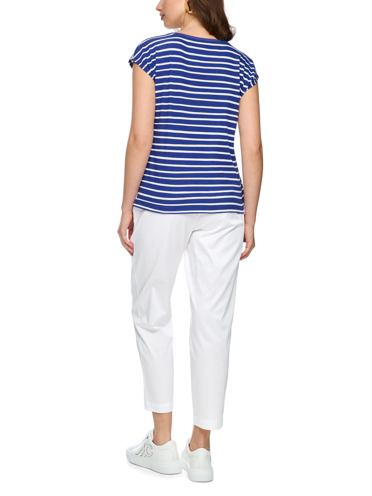 MARC CAIN Ringelshirt mit Zitronen-Applikation