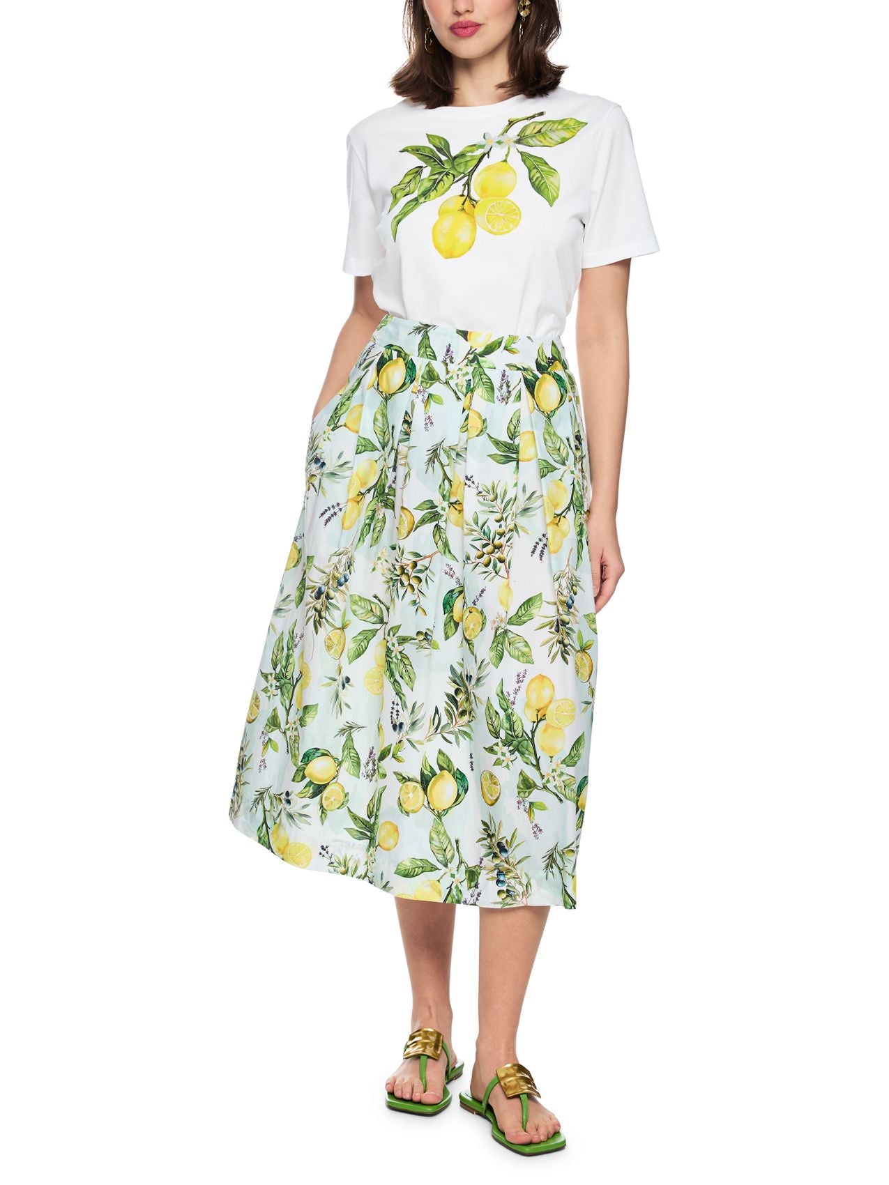 MARC CAIN Bio-Baumwollshirt "Rethink Together"