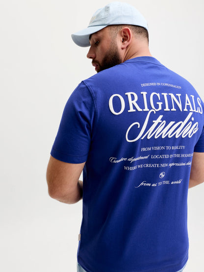 JACK & JONES JORNORREBRO TYPO TEE SS CN SN PLS