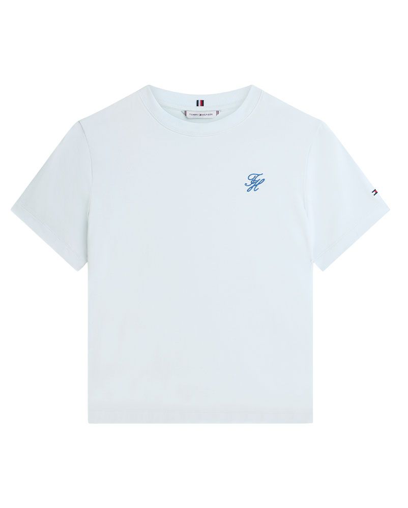 TOMMY HILFIGER T-Shirt mit TH-Stickerei