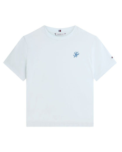 TOMMY HILFIGER T-Shirt mit TH-Stickerei