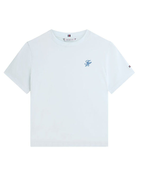 TOMMY HILFIGER T-Shirt mit TH-Stickerei