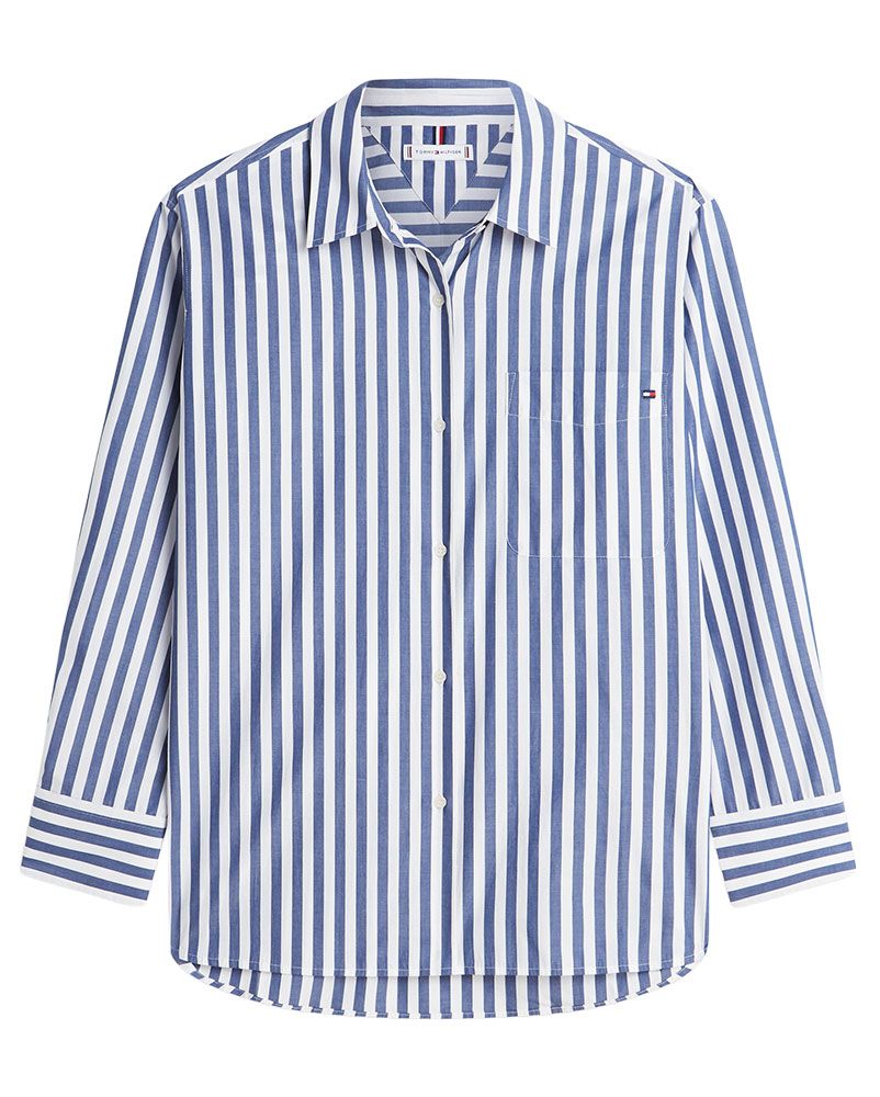 TOMMY HILFIGER Oversized Popeline-Hemd