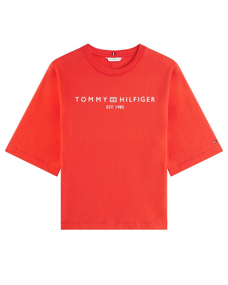 TOMMY HILFIGER T-Shirt mit TH-Logoprint