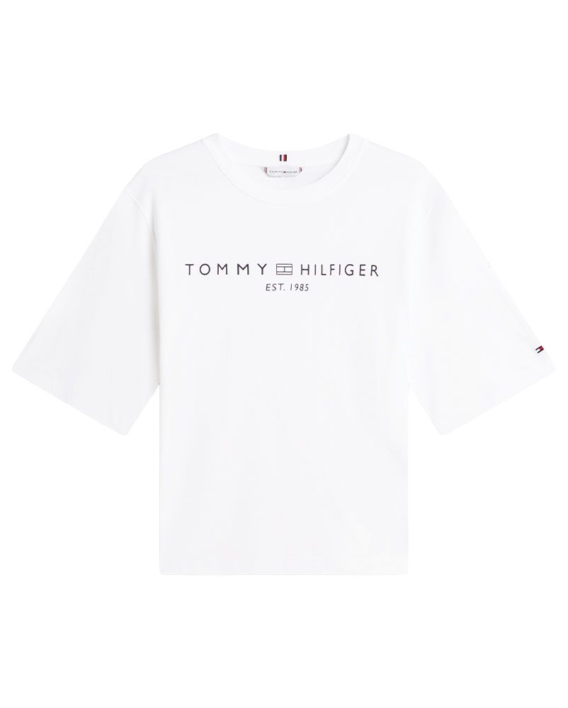 TOMMY HILFIGER T-Shirt mit TH-Logoprint