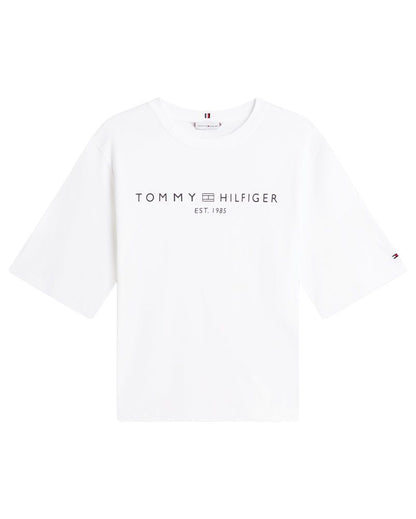 TOMMY HILFIGER T-Shirt mit TH-Logoprint