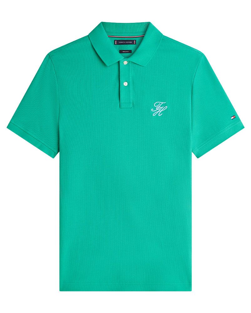 TOMMY HILFIGER Polohemd aus Piqué mit TH-Logo