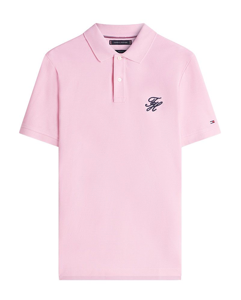 TOMMY HILFIGER Polohemd aus Piqué mit TH-Logo