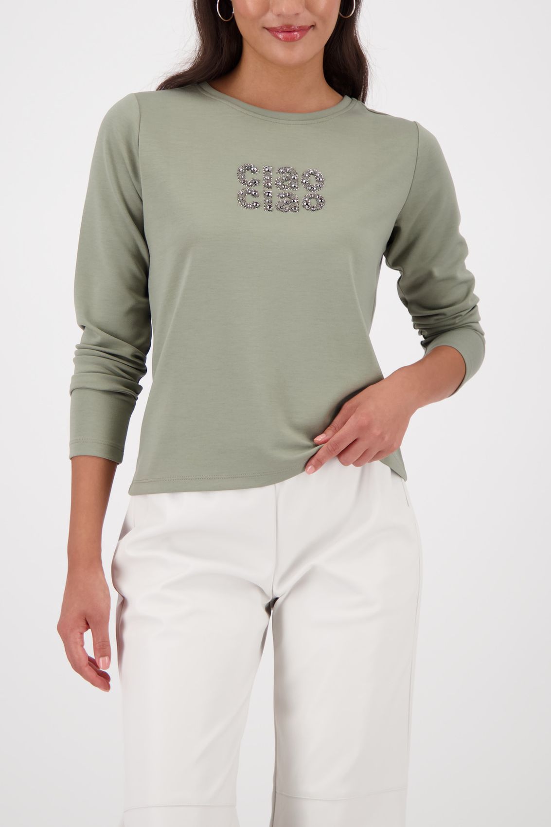 MONARI Sweatshirt, sage 40