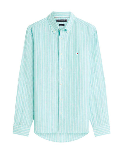 TOMMY HILFIGER Leinenhemd mit Bengal-Streifen