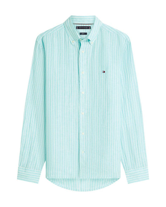 TOMMY HILFIGER Leinenhemd mit Bengal-Streifen