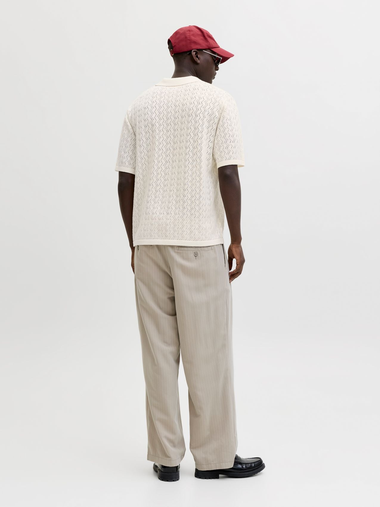 JACK & JONES JORTYLER KNIT SS SPLIT NECK POLO SN