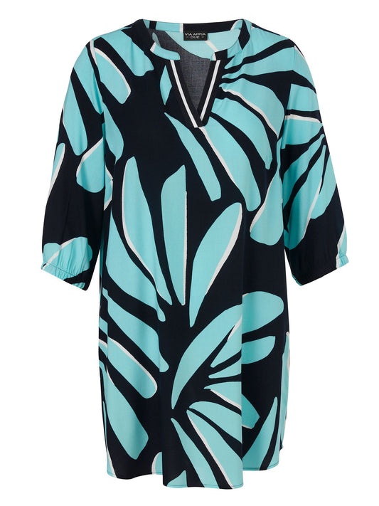 VIA APPIA Kleid V-Ausschnitt 3/4 Arm