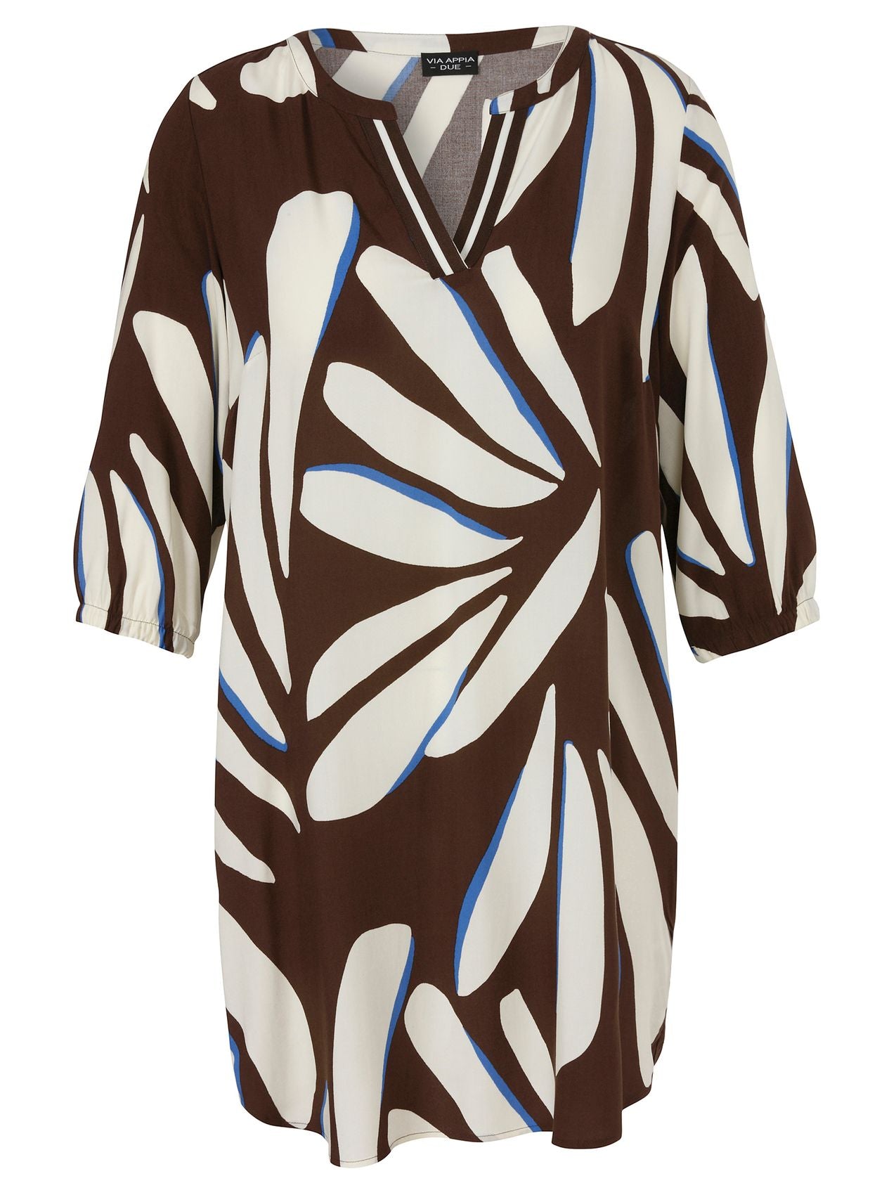 Kleid V-Ausschnitt 3/4 Arm