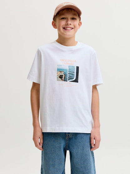 JACK & JONES JORNORREBRO PHOTO TEE SS CREW NECK JNR