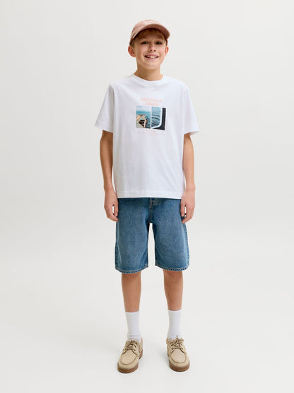 JACK & JONES JORNORREBRO PHOTO TEE SS CREW NECK JNR