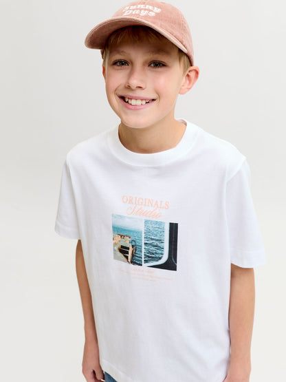 JACK & JONES JORNORREBRO PHOTO TEE SS CREW NECK JNR