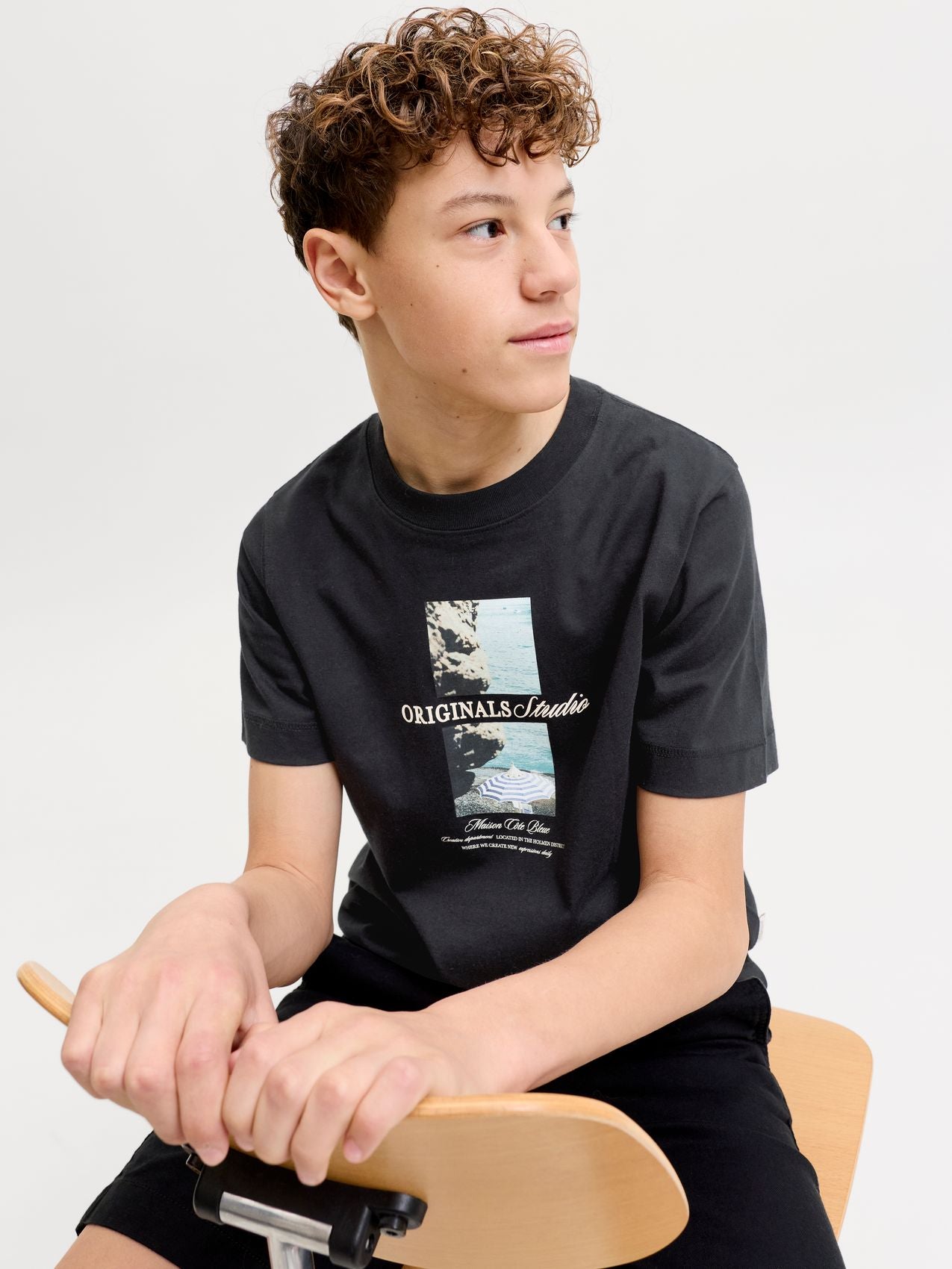 JACK & JONES JORNORREBRO PHOTO TEE SS CREW NECK JNR