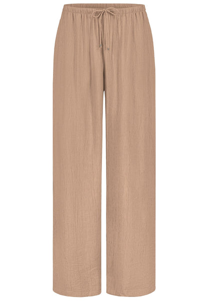 SUBLEVEL Damen, Hose Non Denim, chocolate malt brown XS