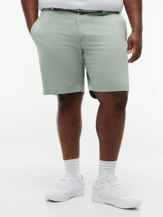 TOMMY HILFIGER Plus Denton Twill Slim 9.5" Inseam Shorts NI