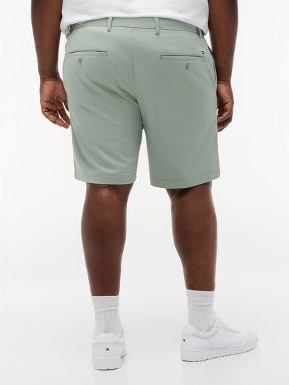 TOMMY HILFIGER Plus Denton Twill Slim 9.5" Inseam Shorts