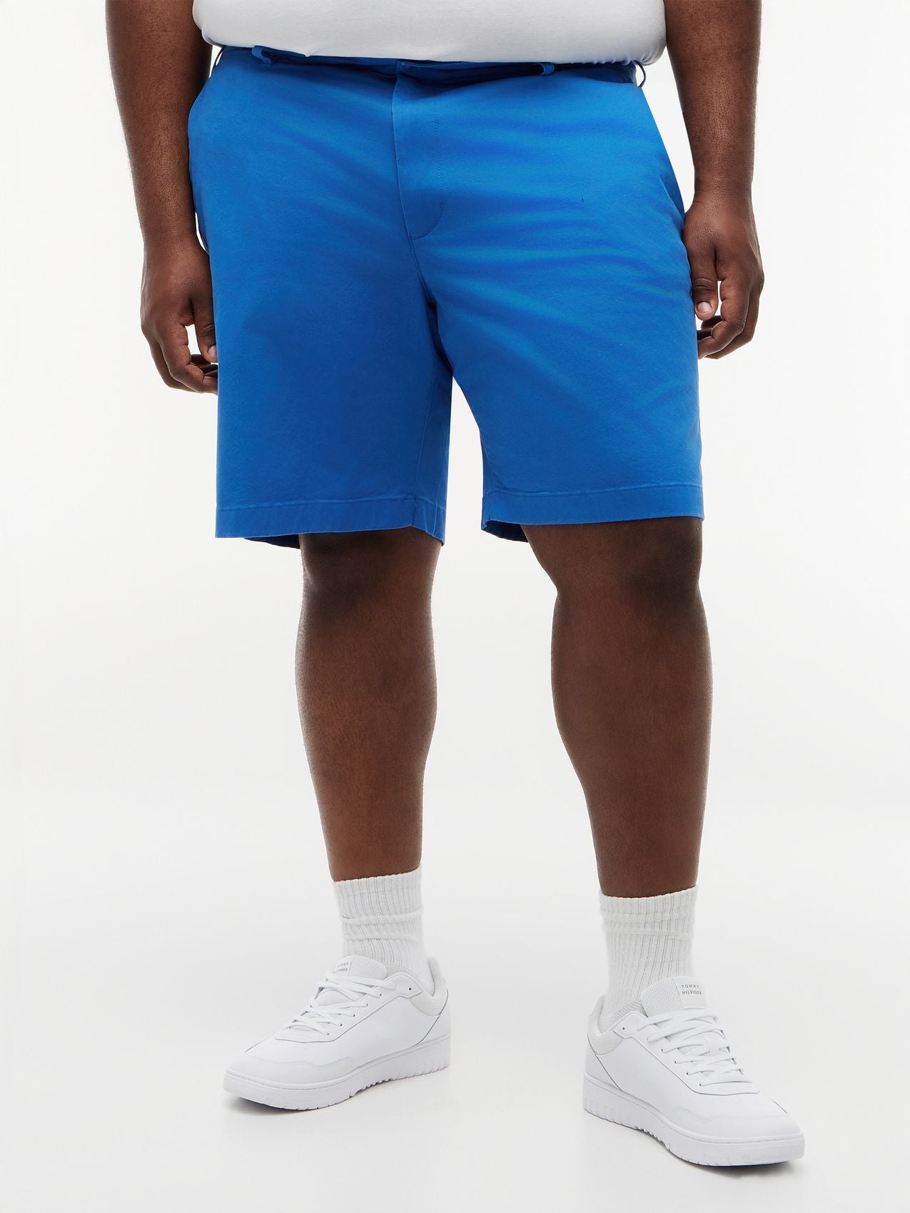 TOMMY HILFIGER Plus Denton Twill Slim 9.5" Inseam Shorts NI