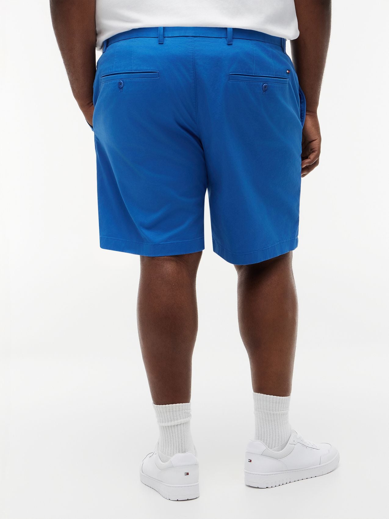 TOMMY HILFIGER Plus Denton Twill Slim 9.5" Inseam Shorts