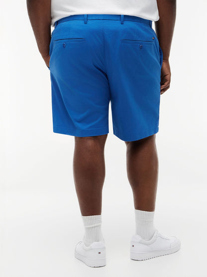 TOMMY HILFIGER Plus Denton Twill Slim 9.5" Inseam Shorts