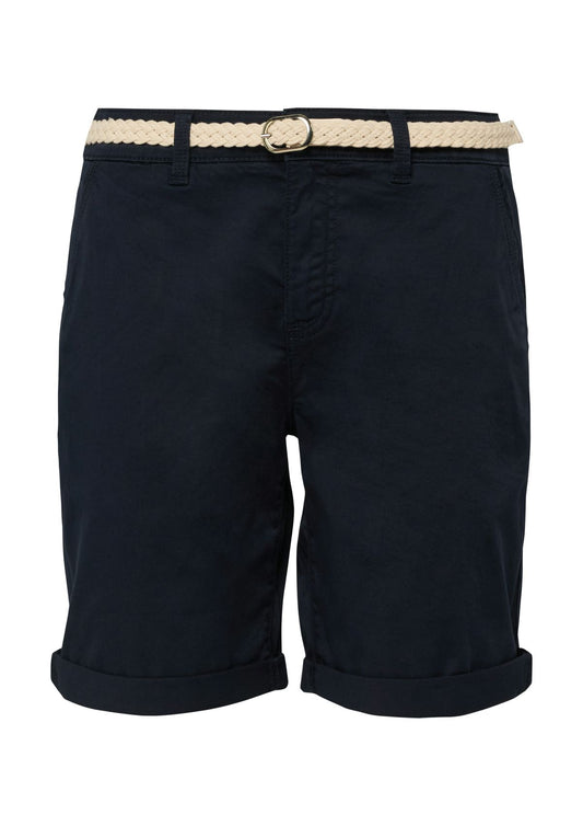 S.OLIVER Shorts mit geflochtenem Gürtel 42