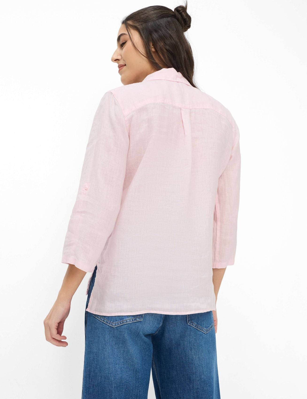 Damenbluse aus reinem Leinen"Style Vicki"