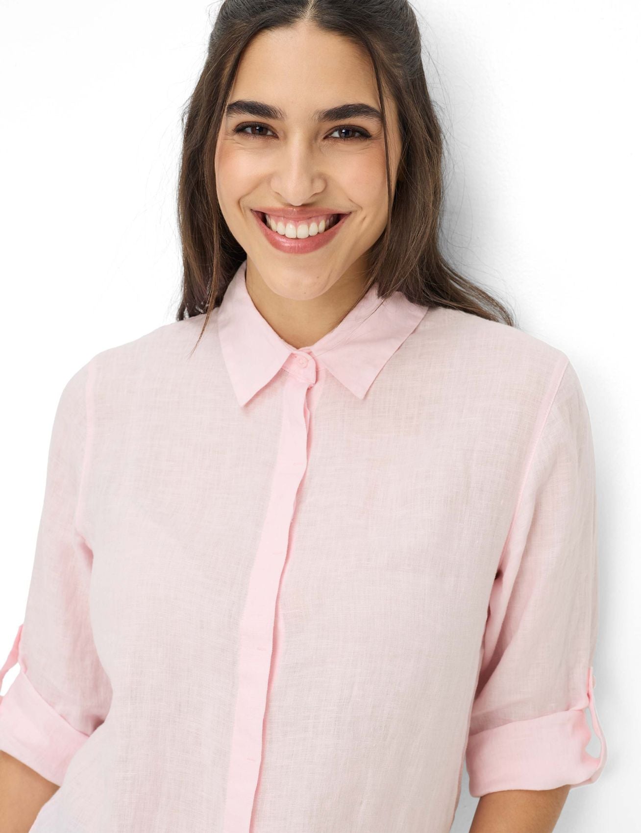 Damenbluse aus reinem Leinen"Style Vicki"