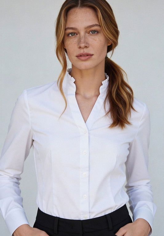 MORE & MORE Baumwoll/Stretch Bluse