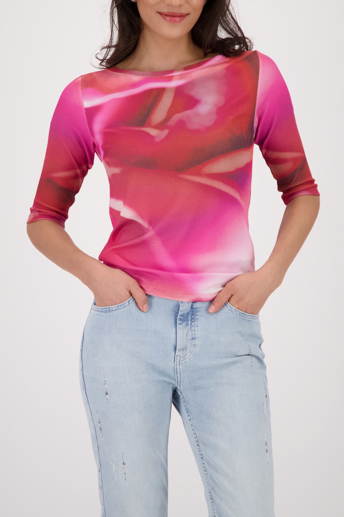 Shirt mit Allover-Muster