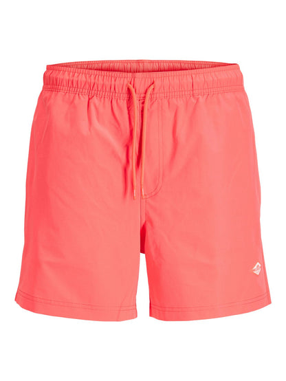JACK & JONES Sportliche Badeshorts mit Kordelzug L