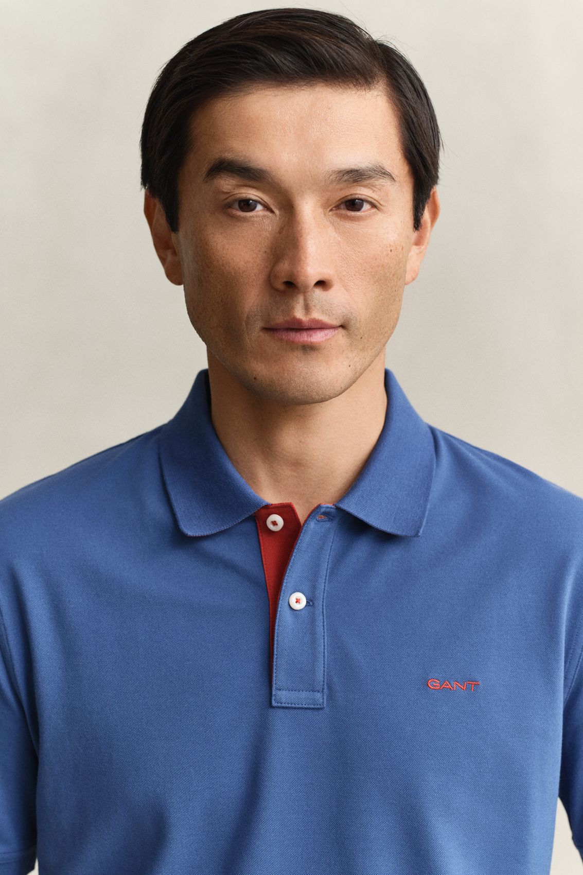 Kontrast Piqué Poloshirt im Regular Fit
