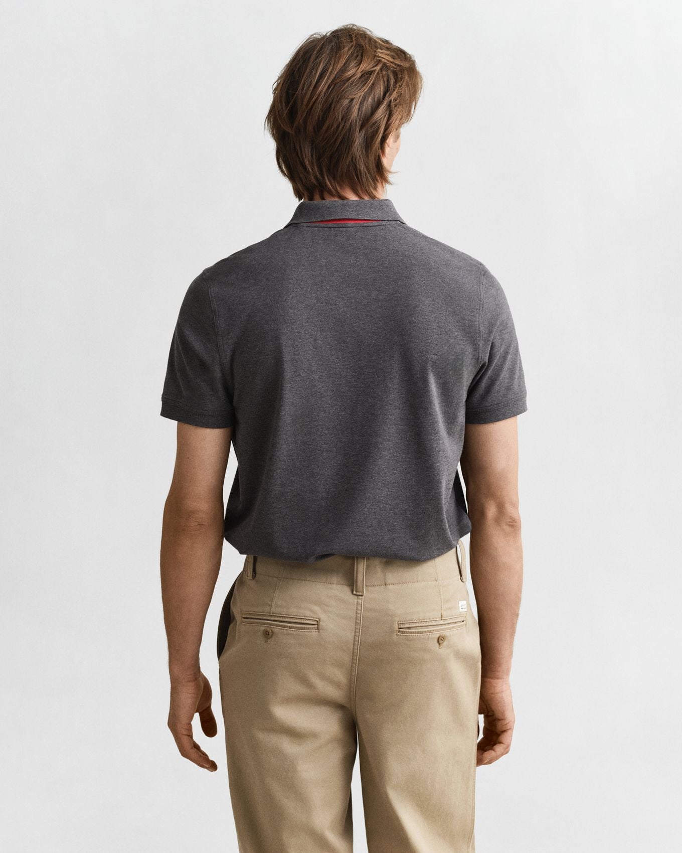 Kontrast Piqué Poloshirt im Regular Fit