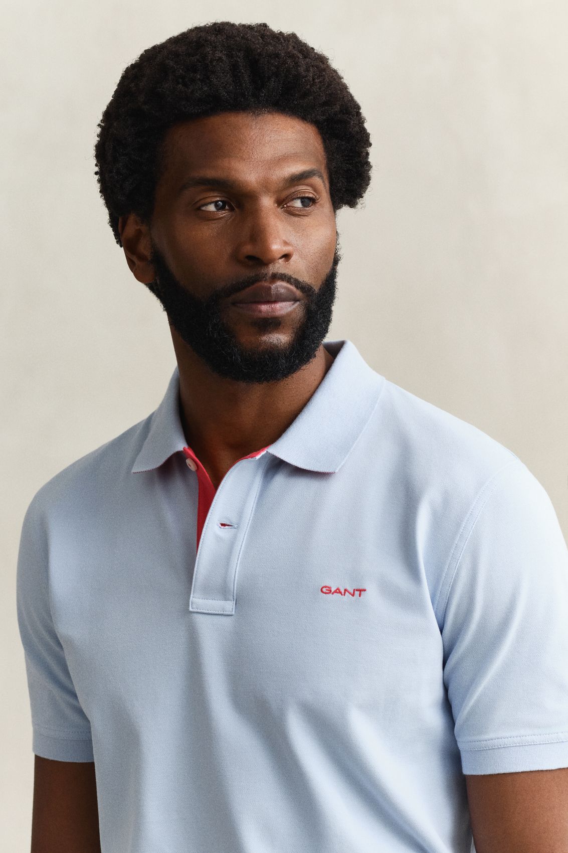 Kontrast Piqué Poloshirt im Regular Fit